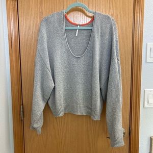 Free People Gray Sweater